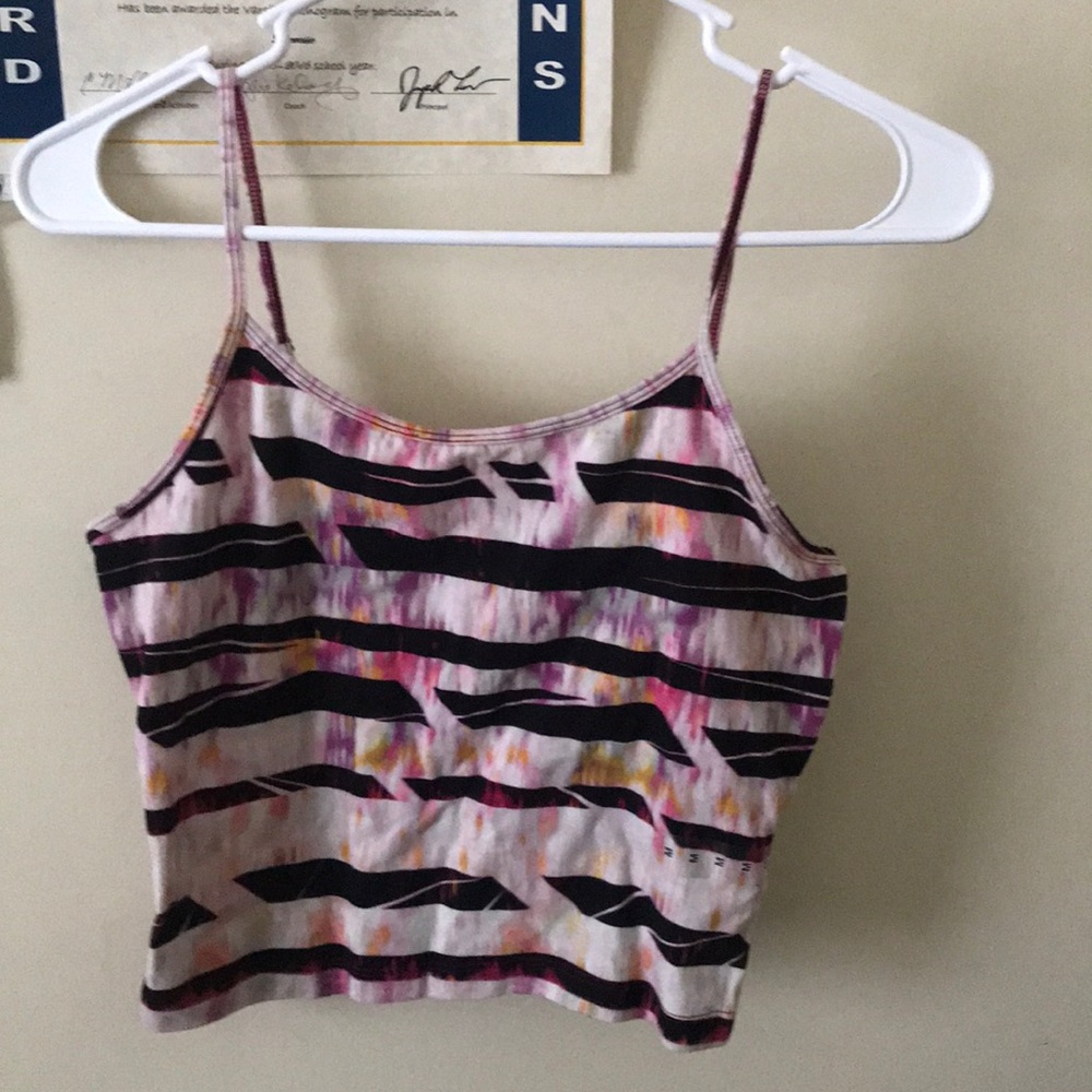 Multi colored crop top